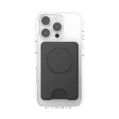 PopSockets - Black MagSafe Kick-Out PopWallet+ iPhone Wallet - & Stand PopSockets - Black MagSafe Kick-Out PopWallet+ iPhone Wallet - & Stand
