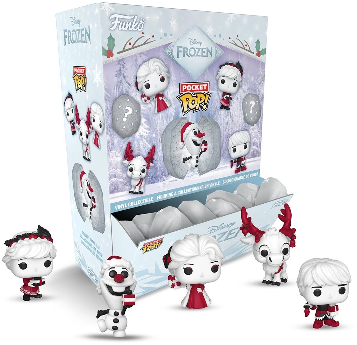Disney Funko FROZEN POCKET POP!  
? ? ? ?  
Disney FROZEN POCKET POP!  
? 3 ? 7 7  
DE VINILO COLECCIONABLE EN VINYLE COLLECTIONNER FIGURINE COLLECTIBLE VINYL  
THILEY  
COLLECT THEM COLECCINALOS ALLI TOUS TODOS!  
POCKET Log  
Disney ZEI