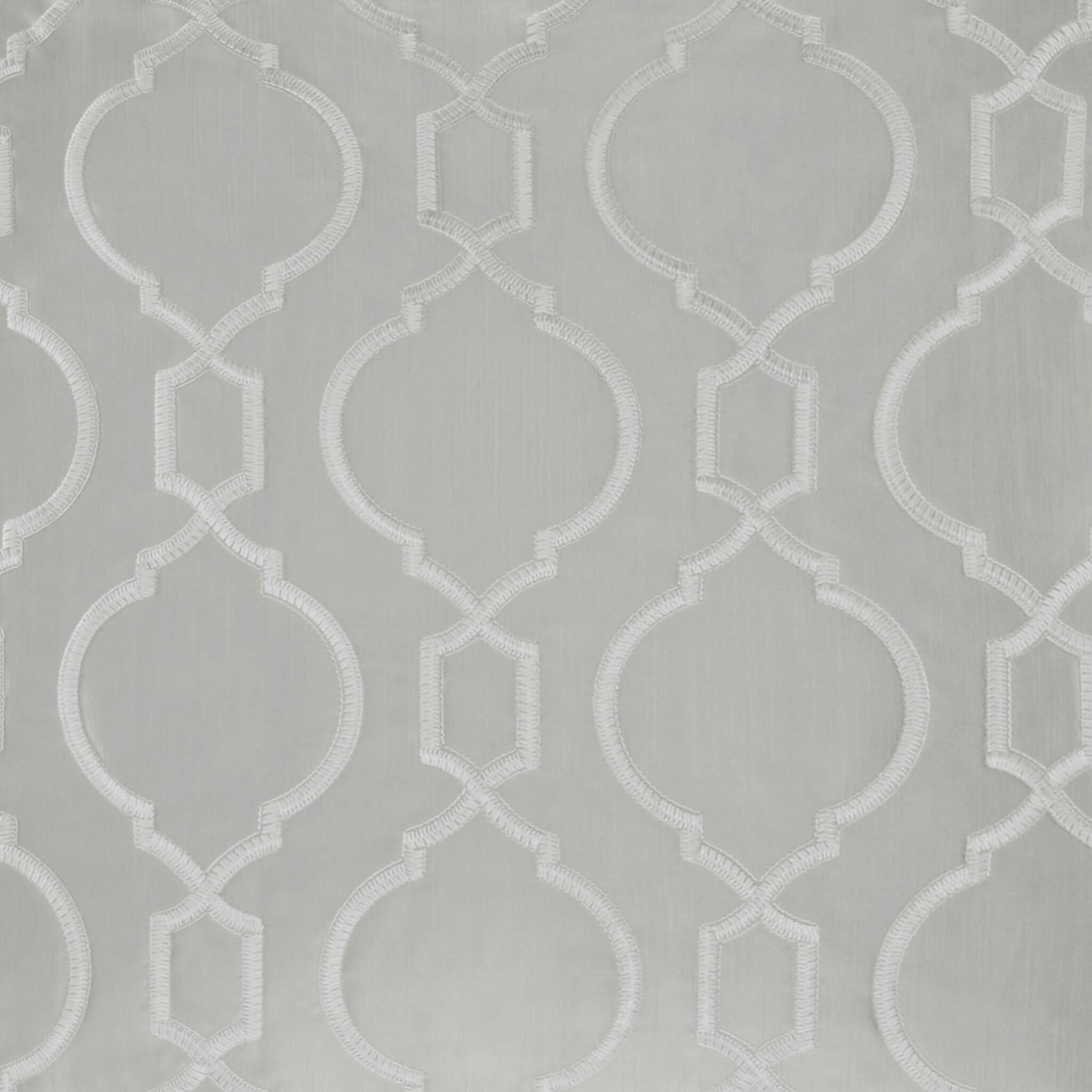 Alt View 5. Gracie Mills - Gracie Mills Armand Turkish Ogee European Pillow Sham - Silver.