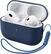 Front. Ornarto - ORNARTO for AirPods Pro 2 Case (2022), Protective Liquid Silicone Cover with Lanyard, Front LED Visible Case-Storm Blue - Storm Blue.