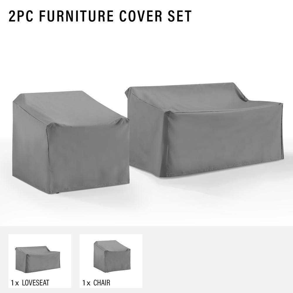 2PC FURNITURE COVER SET

1x LOVESOAT
1x CHAIR