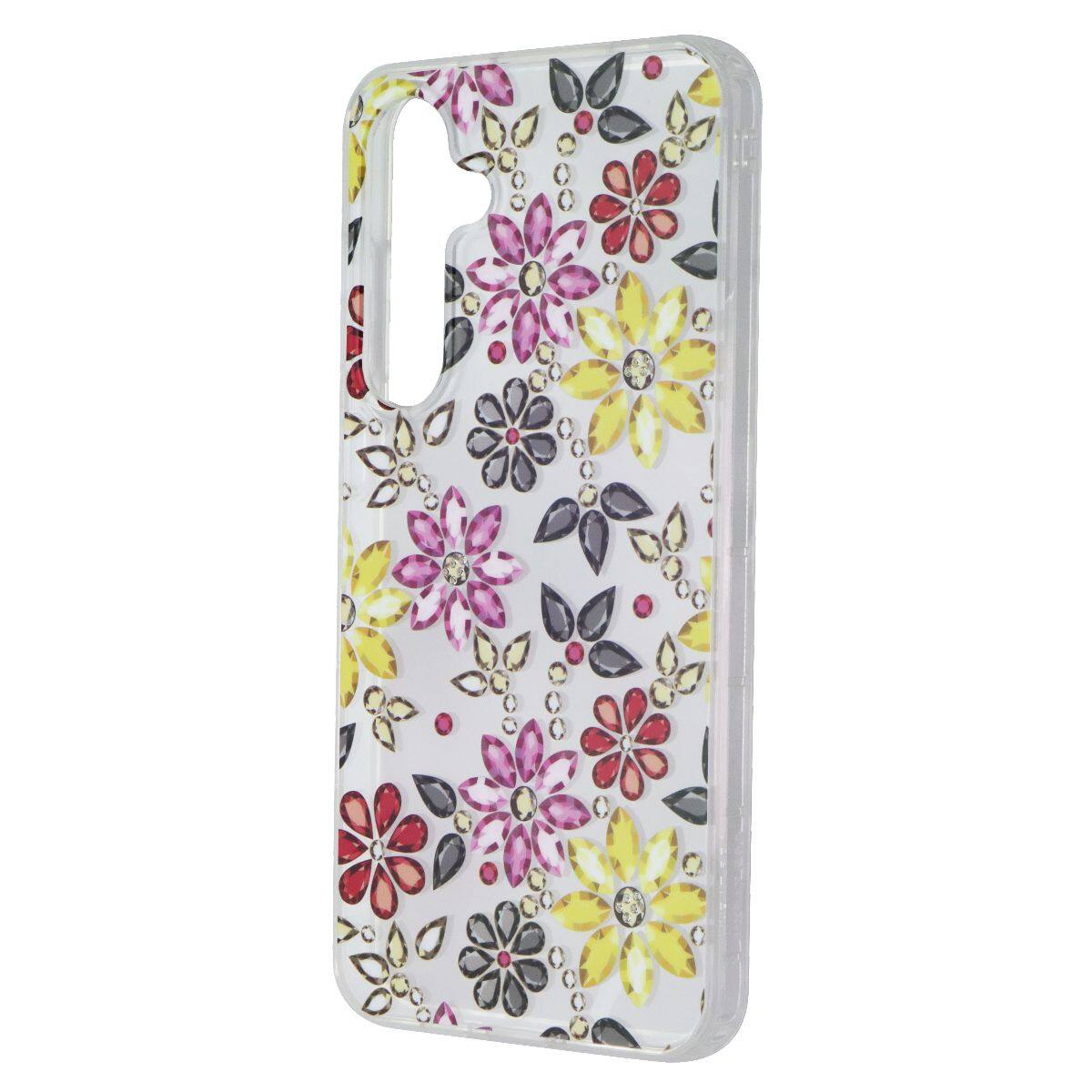 Front. Mybat Pro - MyBat Pro Mood Series (with Diamonds) for Samsung Galaxy S24 Plus - Bedazzle - Multicolor.