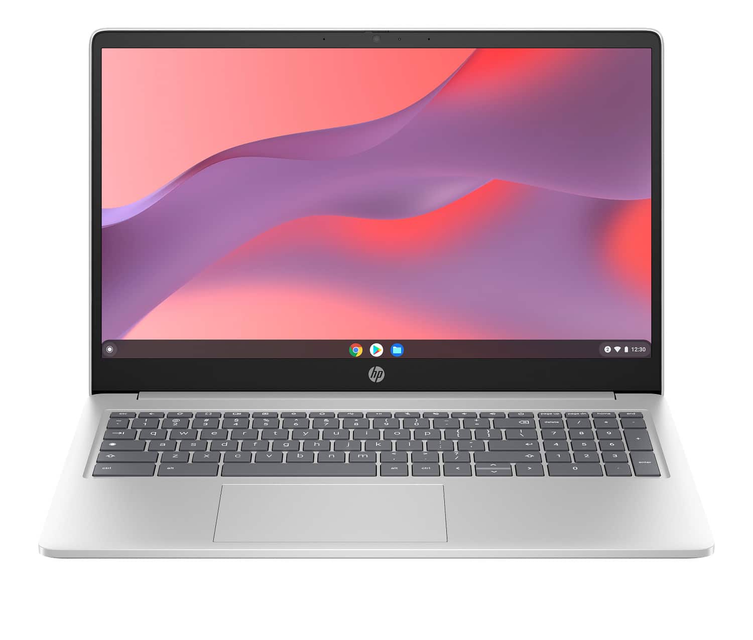 HP - Chromebook Laptop Computer 15.6" FHD Intel Core i3 8 GB memory; 128 GB UFS - Natural Silver