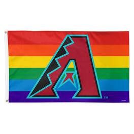 WinCraft - Arizona Diamondbacks 3' x 5' Pride Deluxe Single-Sided Flag - Multicolor