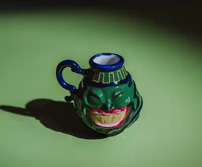 Yu-Gi-Oh! Pot Of Greed Sculpted Ceramic Mini Mug | Holds 2 Ounces Yu-Gi-Oh! Pot Of Greed Sculpted Ceramic Mini Mug | Holds 2 Ounces