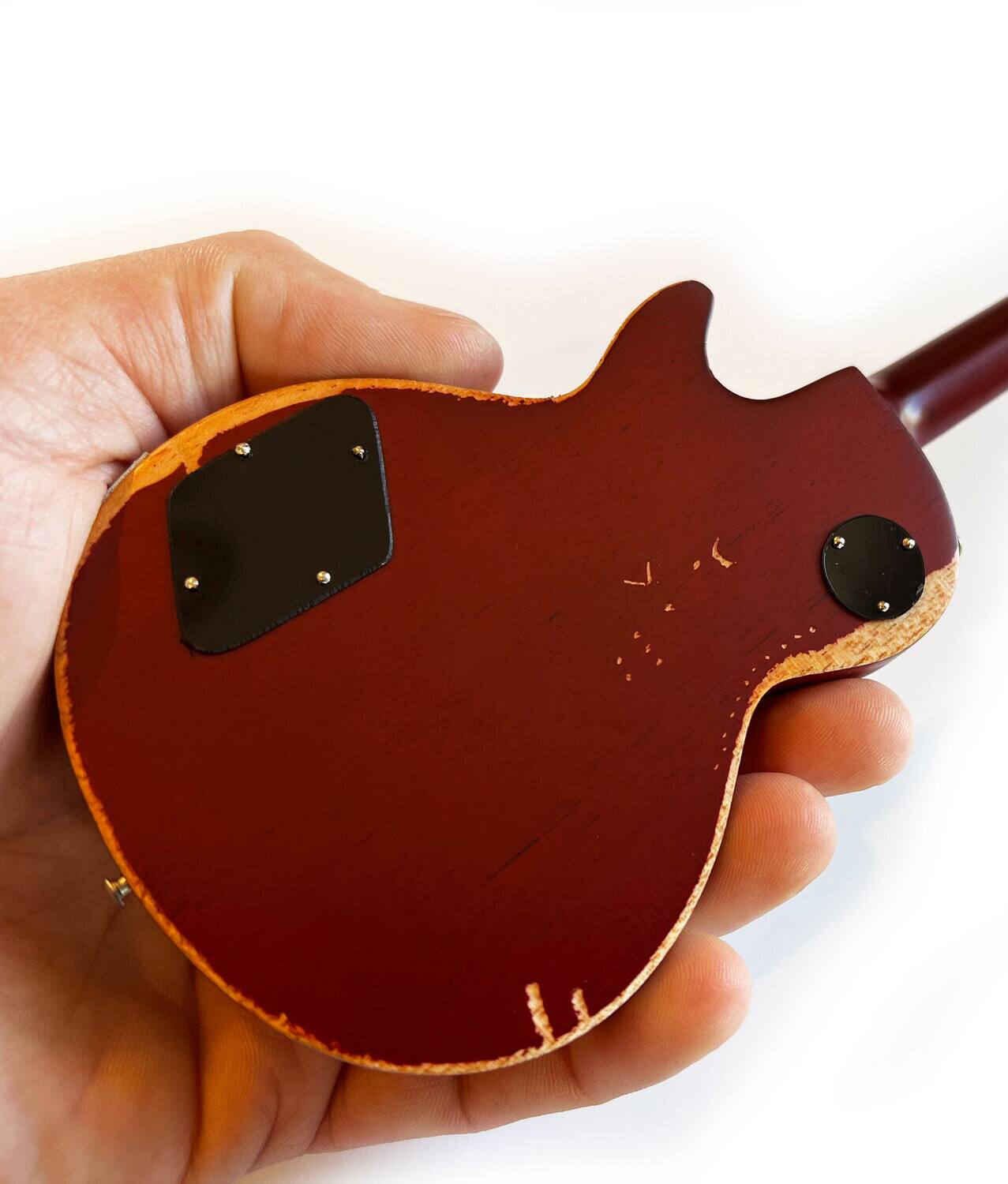 Alt View 3. Axe Heaven - Axe Heaven -ZZ Top - Billy F Gibbons 1959 Gibson Cherry Sunburst Les Paul Standard Pearly Gates Mini - Collectibles - Multicolor.