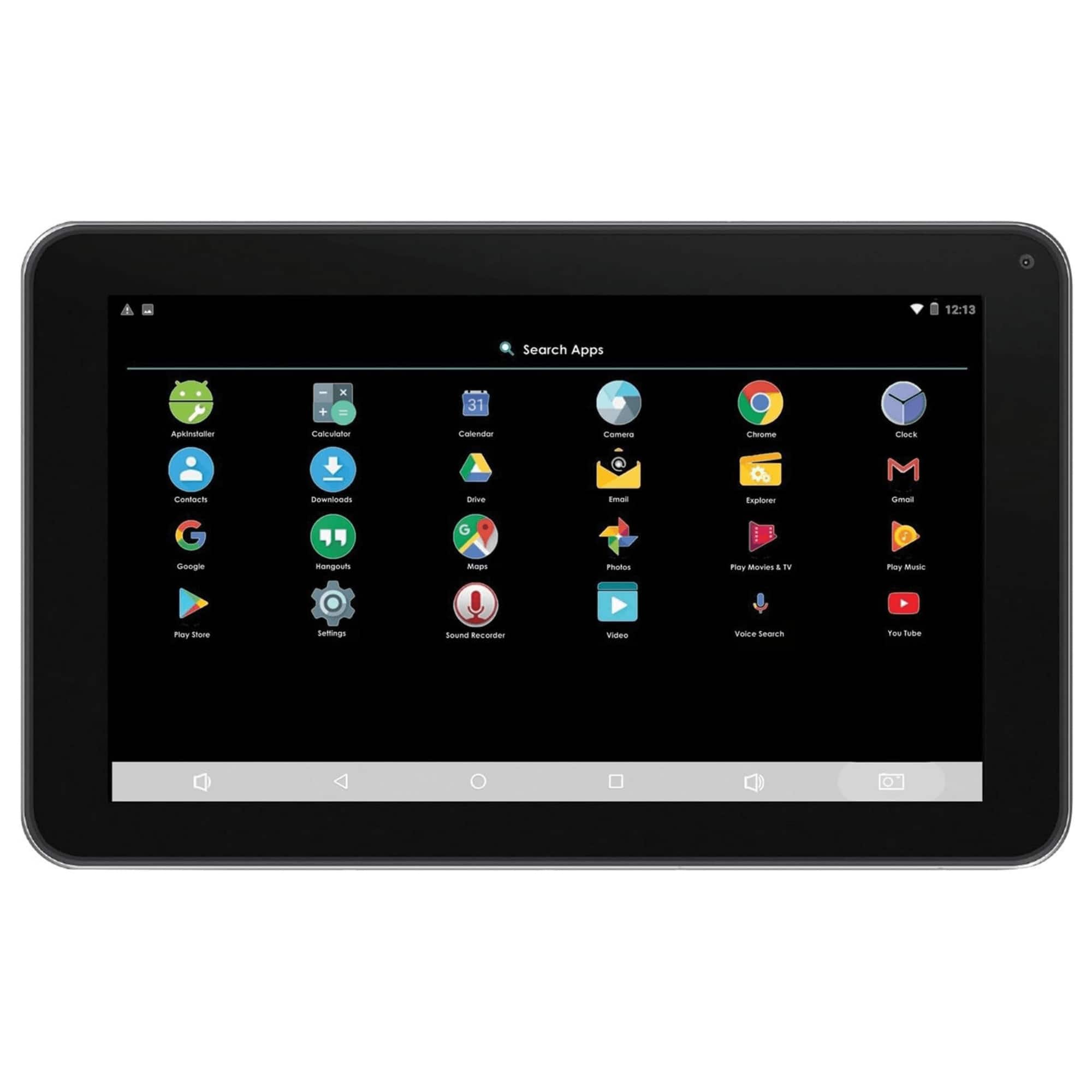Naxa - Refurbished Excellent - 10.1” Core Tablet with Android OS 7.1 - Black