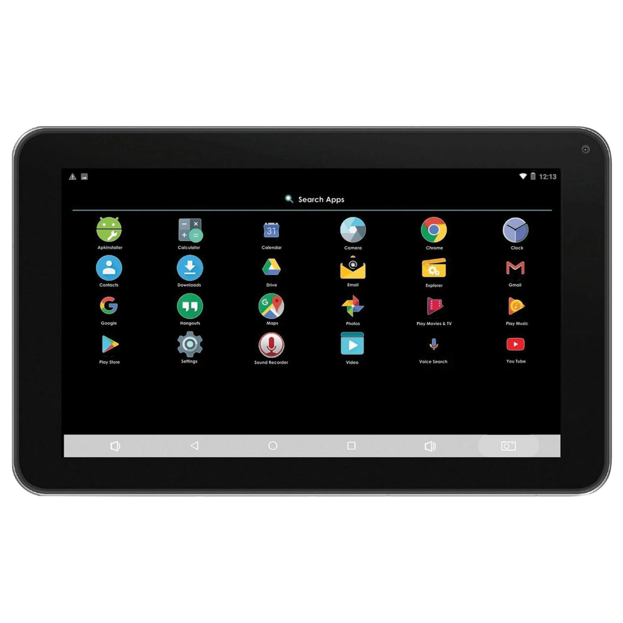 Naxa - Refurbished Excellent - 10.1” Core Tablet with Android OS 7.1 - Black