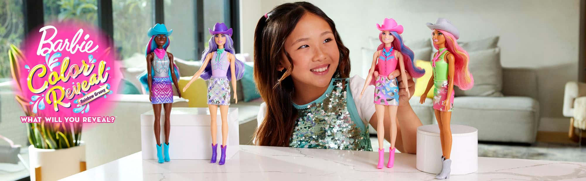 Barbie Color Reveal Groovy Rainbow: What will you reveal?