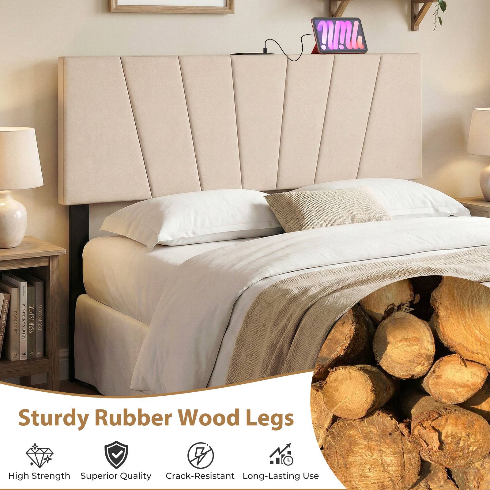 Sturdy Rubber Wood Legs

- High Strength
- Superior Quality
- Crack-Resistant
- Long-Lasting Use