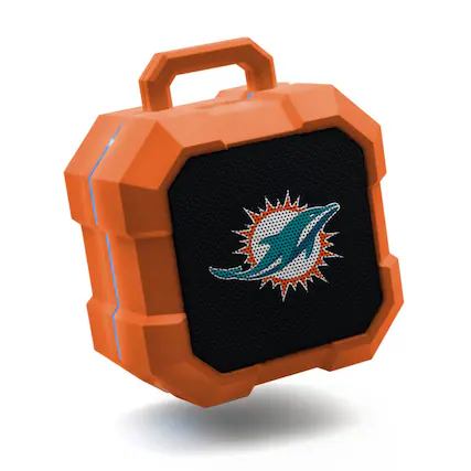 Front. LDM Company - Miami Dolphins Bluetooth Tailgate Speaker - Multicolor.