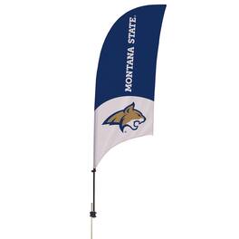 Victory Corps - Montana State Bobcats 7.5' Two-Tone Razor Feather Stake Flag - Multicolor