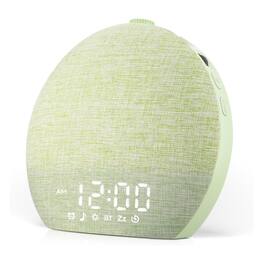 Dazzed Corner - Sunrise Alarm Clock with White Noise, Bluetooth, Dimmable - Green
