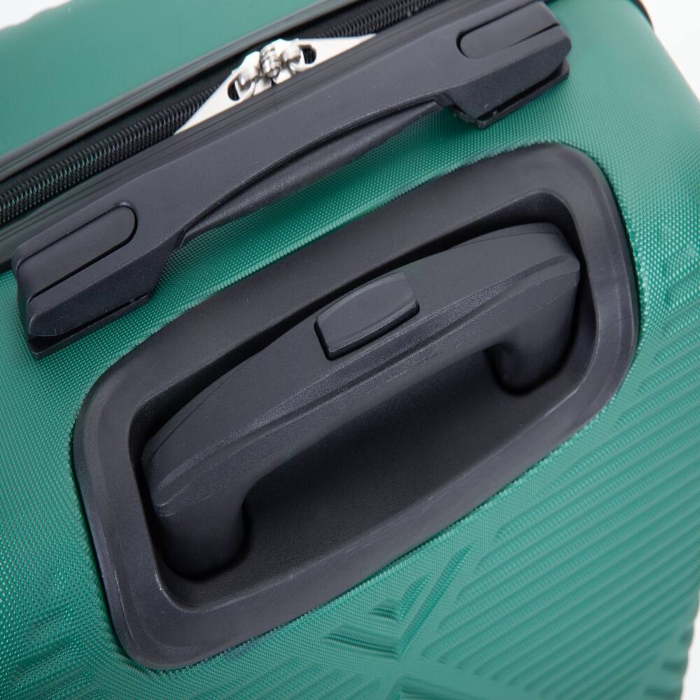 Alt View 8. Ropilly - Ropilly 4 Piece Luggage Set Dark Green Hard Shell Suitcase with 14 Inch Cosmetic Case - Dark Green.