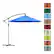 Alt View 14. Nature Spring - 10-Foot Offset Patio Umbrella with Easy Crank - Brilliant Blue.