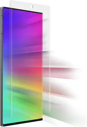 Front. ZAGG - ZAGG Screen Protector FIT Samsung Galaxy S22 Ultra Fusion XTR curve Clear - Clear.