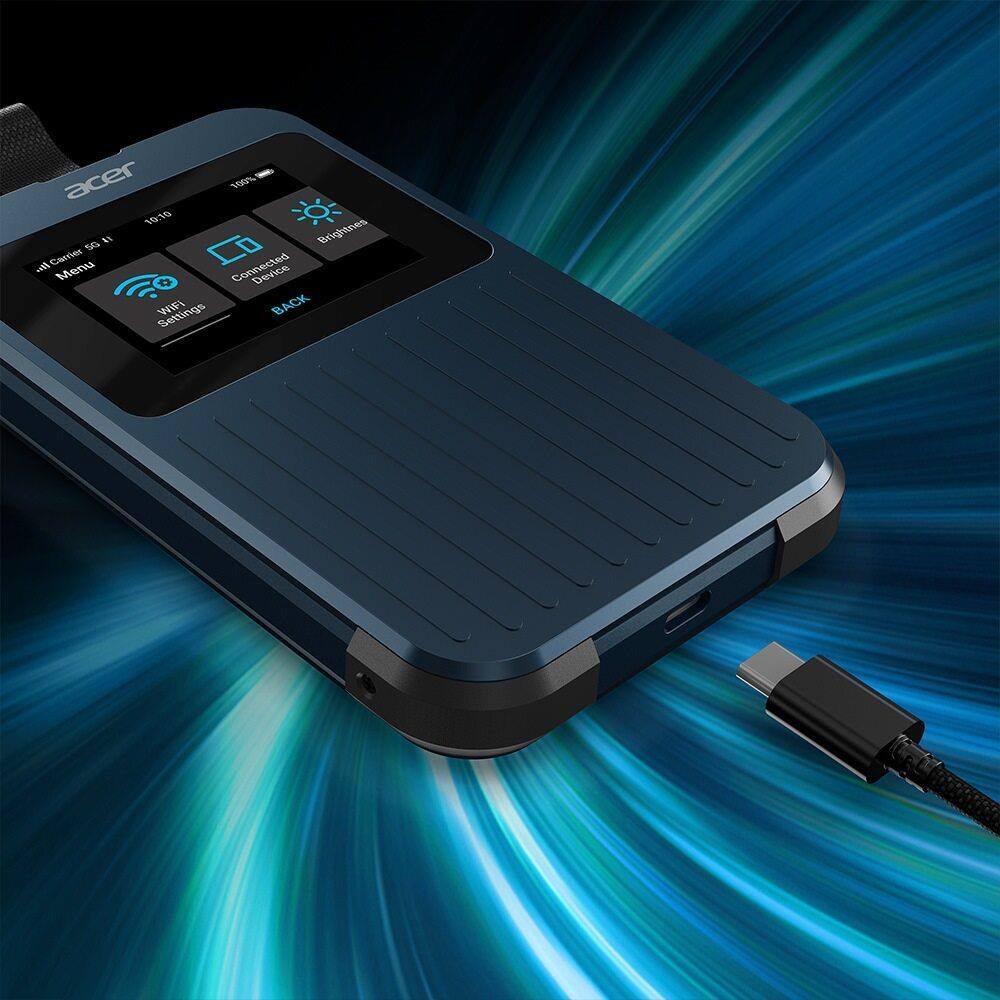 acer - 100% 10:10 00 0 Brightness Cattier Menu Device WiFi Settings BACK