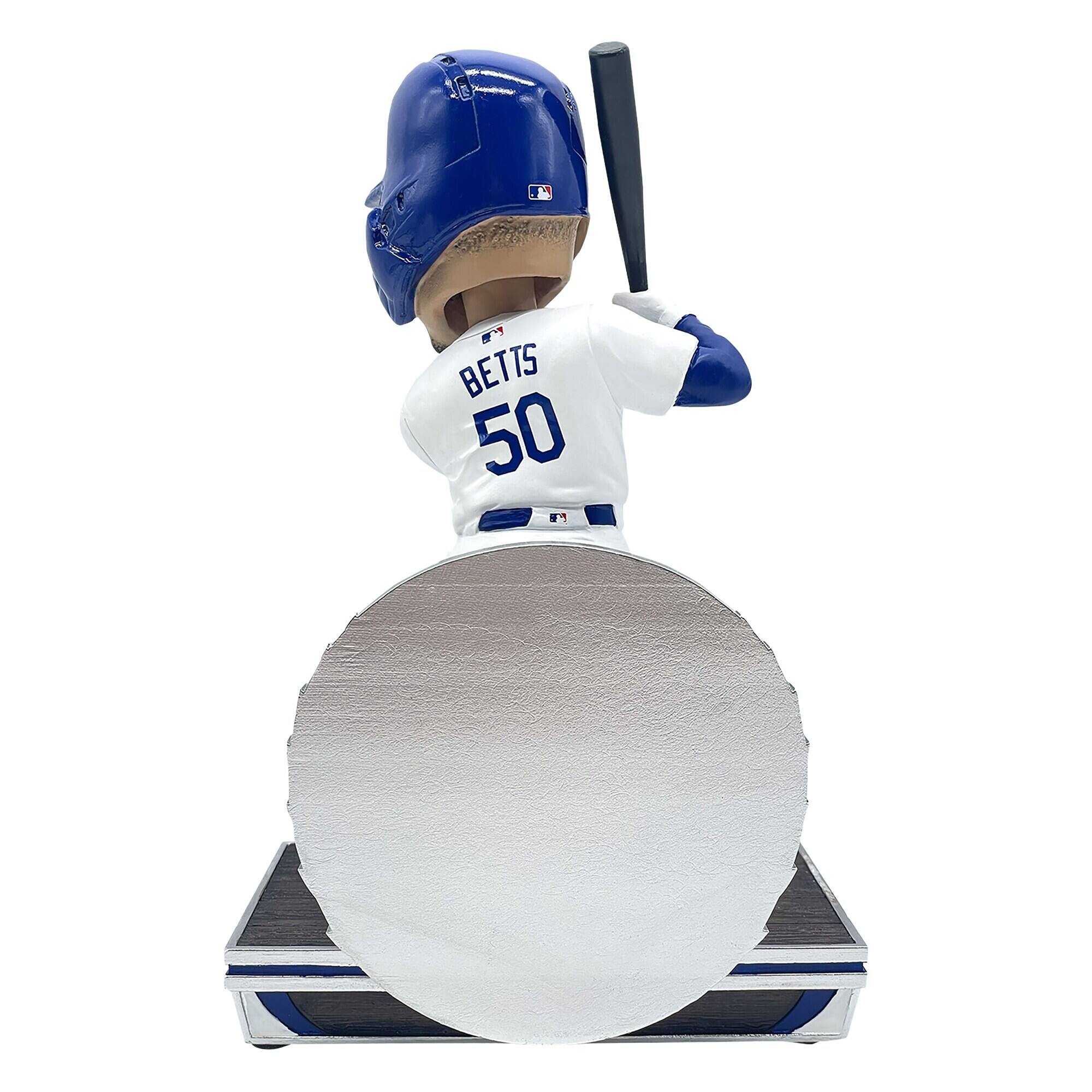 Alt View 1. FOCO - Mookie Betts Los Angeles Dodgers 8" Exclusive Elite Icon Bobblehead - Multicolor.