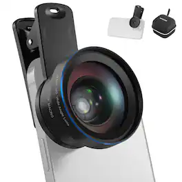 Neewer - 2-in-1 Wide Angle & Macro Lens Kit for Smartphones, 37mm Clamp