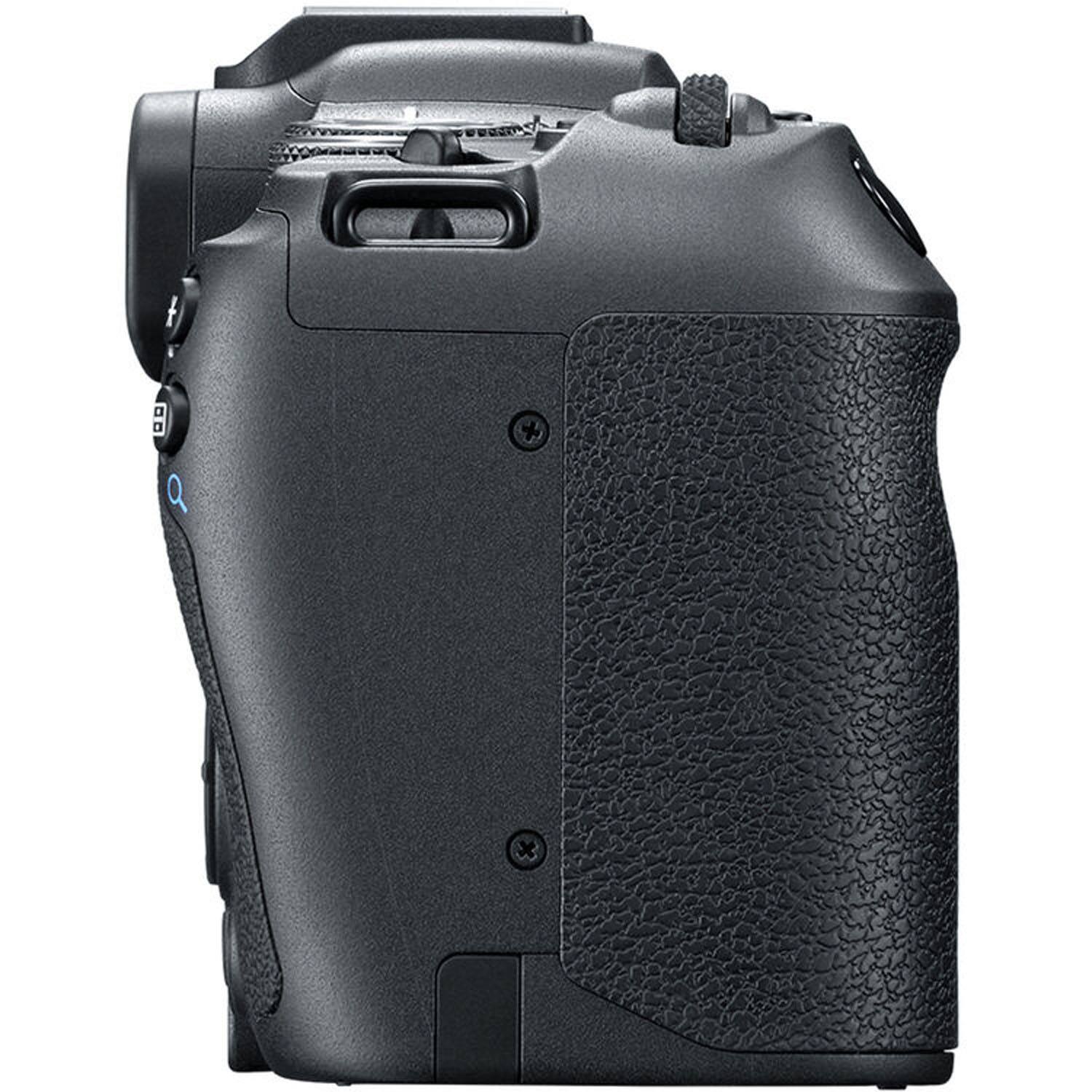 Alt View 2. Canon - Canon EOS R8 Mirrorless Camera w/ Extra LP-E17 Lithium-Ion Battery + SanDisk Extreme Pro 64GB and Camera Carrying Case.