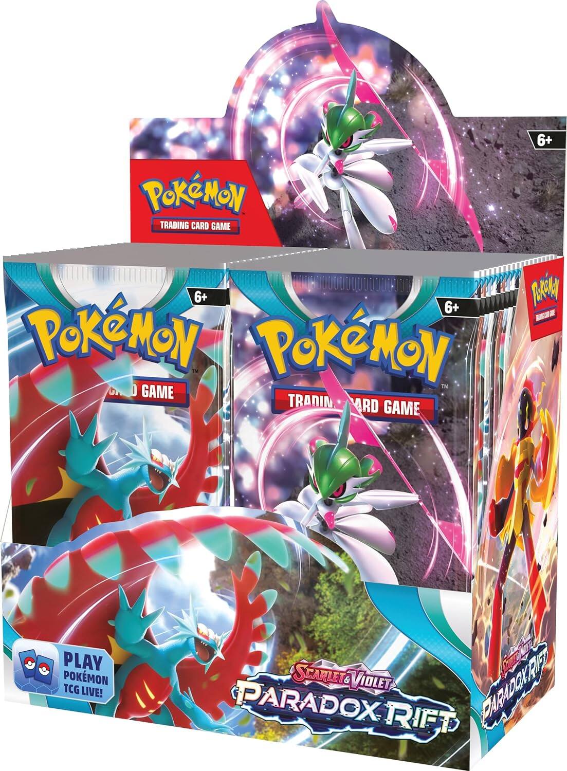 Pokémon Trading Card Game  
6+  

Scarlet & Violet  
Paradox Rift  

Play Pokémon TCG Live!