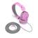 Left. JLab - JBuddies Studio On-Ear Kids Wired Headphones - Pink/Gray.