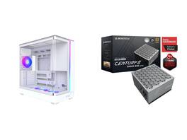 Computer Case PSU Combo - Montech KING 45 PRO (W) Bundle with Montech Century II 850 - White