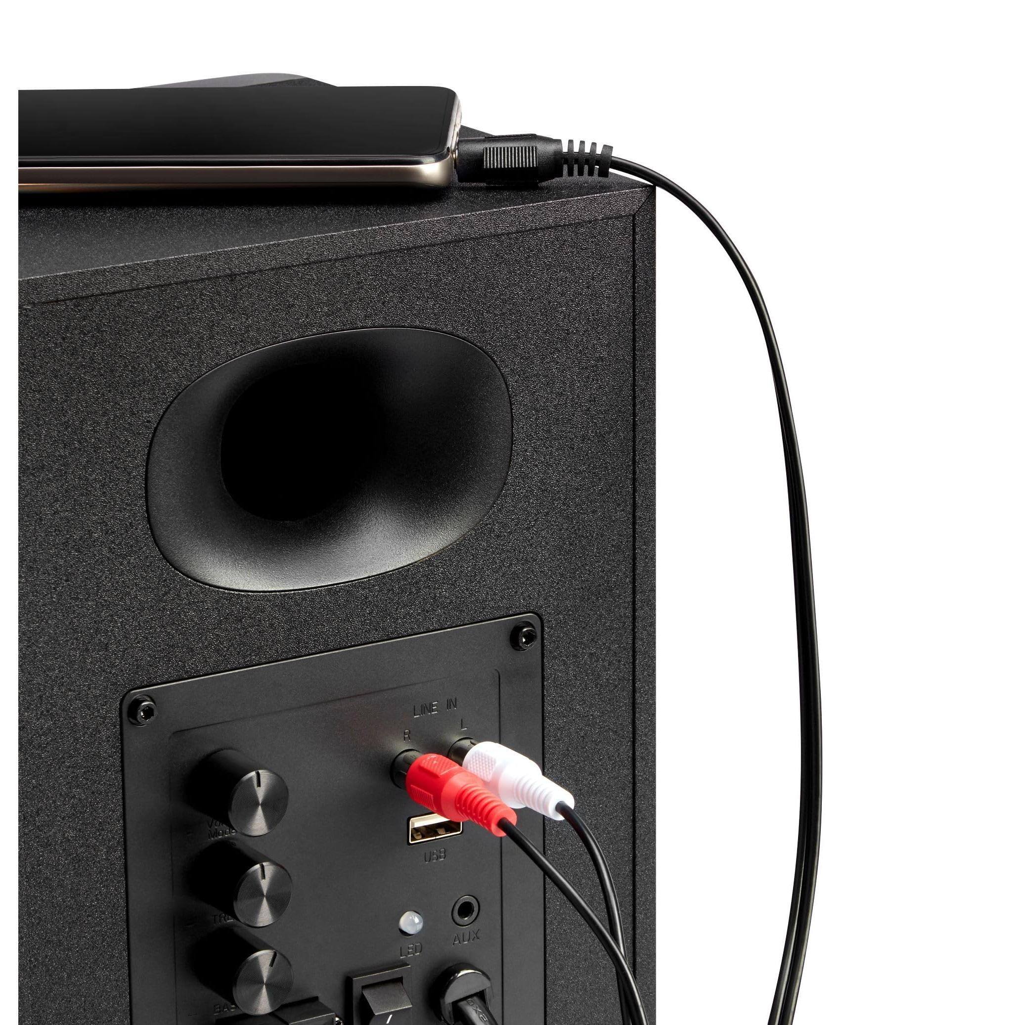 LINE IN  
LED  
AUX  
USB