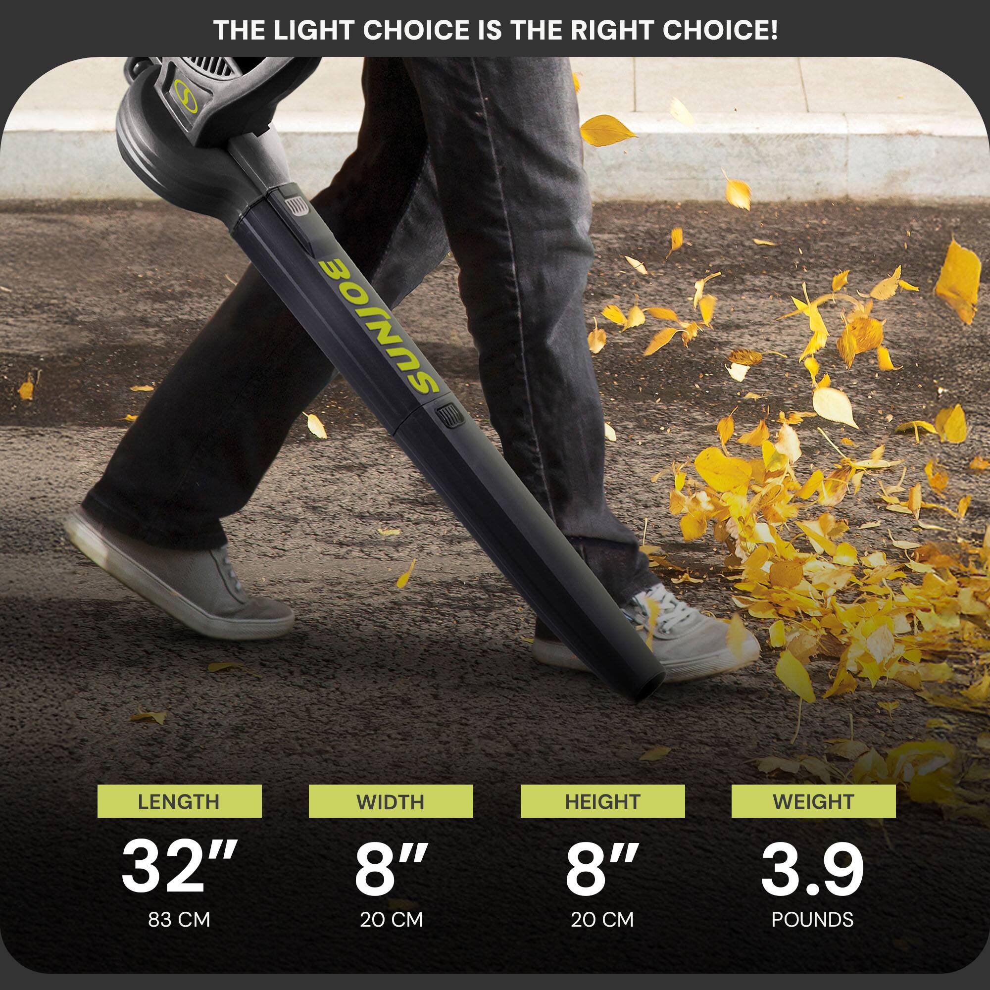 THE LIGHT CHOICE IS THE RIGHT CHOICE!

SUNJOE

LENGTH 32" (83 CM)
WIDTH 8" (20 CM)
HEIGHT 8" (20 CM)
WEIGHT 3.9 POUNDS