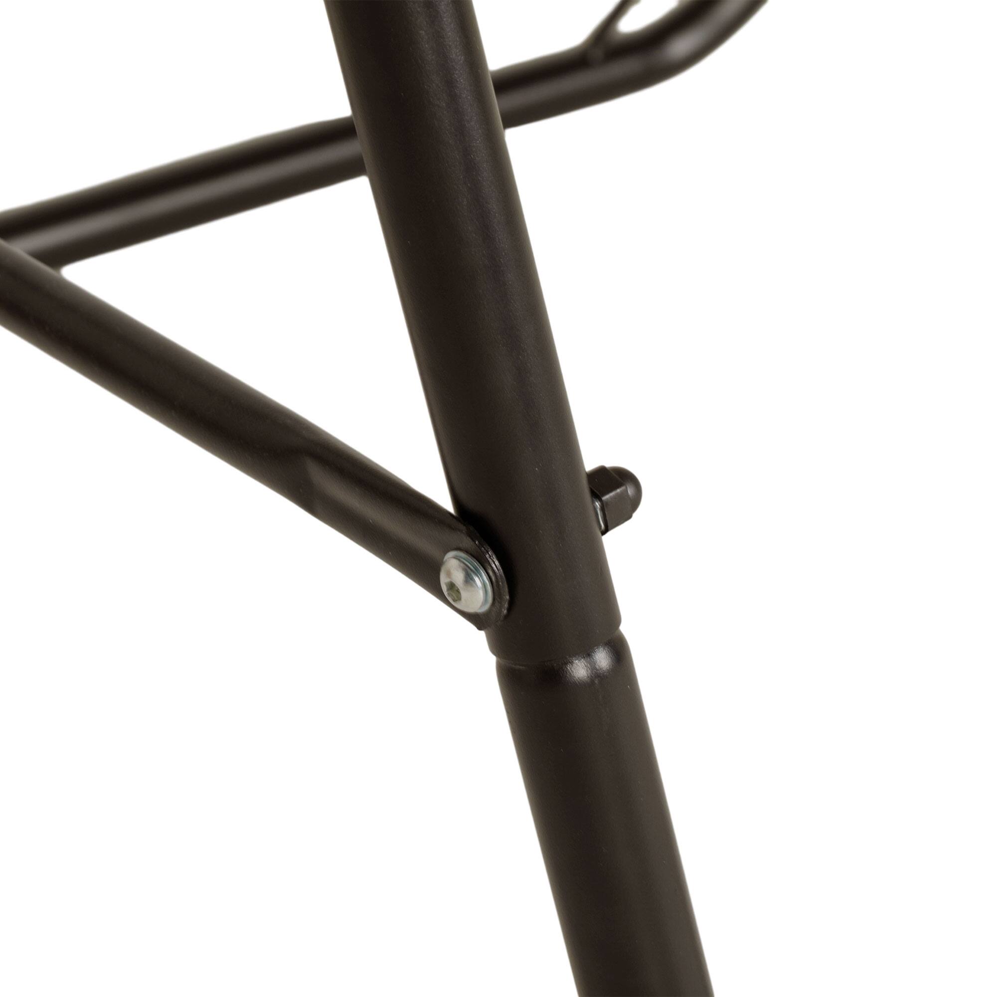 Alt View 7. Outsunny - Patio Hammock Chair with U Shape Stand, Outdoor Hammock Swing Hanging Lounge Chair with Side Pocket - Cream White.