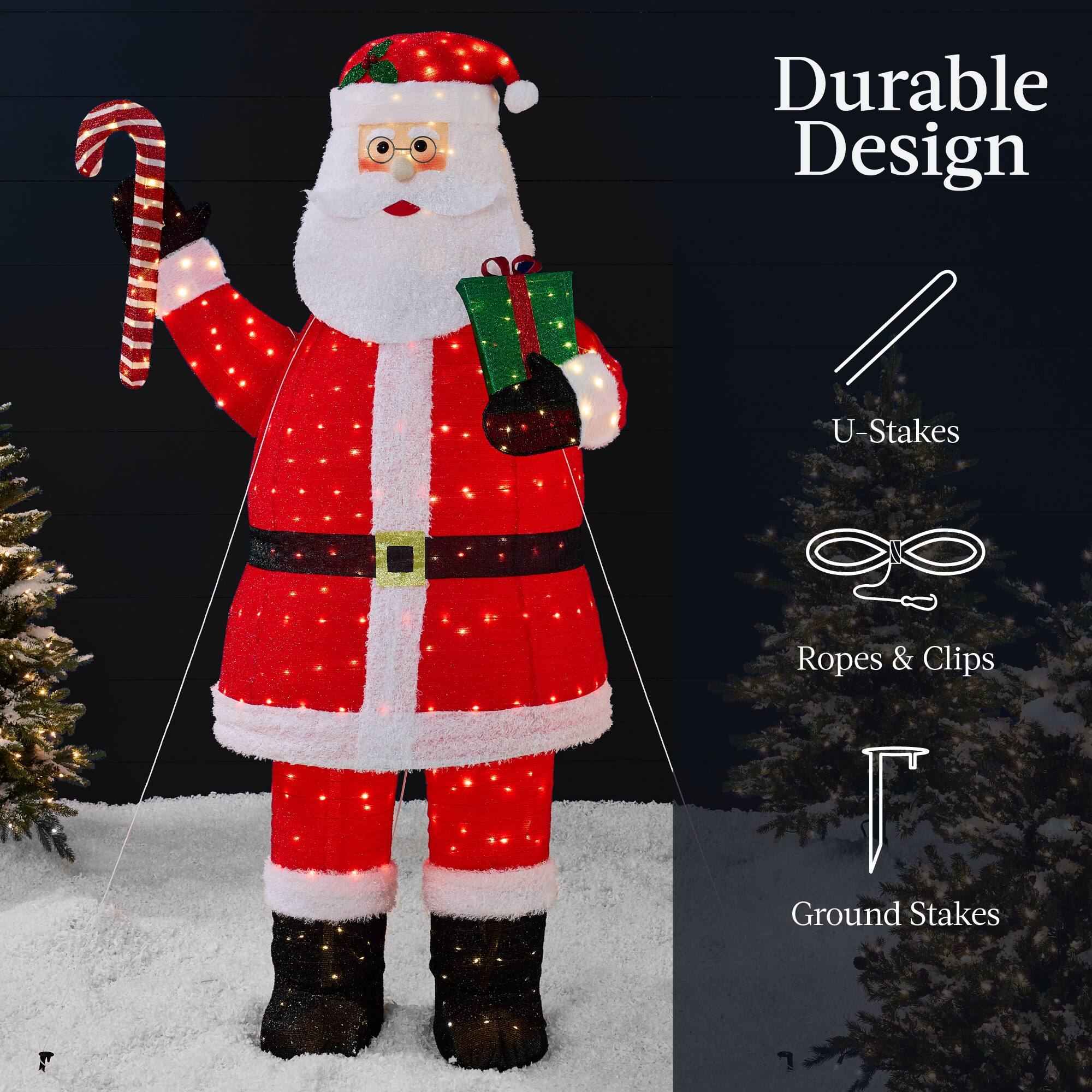Durable Design

U-Stakes  
Ropes & Clips  
Ground Stakes
