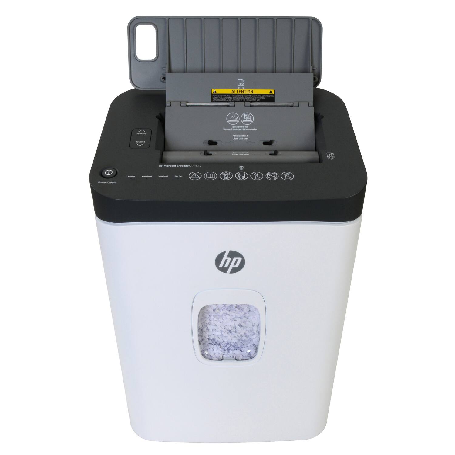 Alt View 16. HP - 12-Sheet Microcut Paper Shredder.