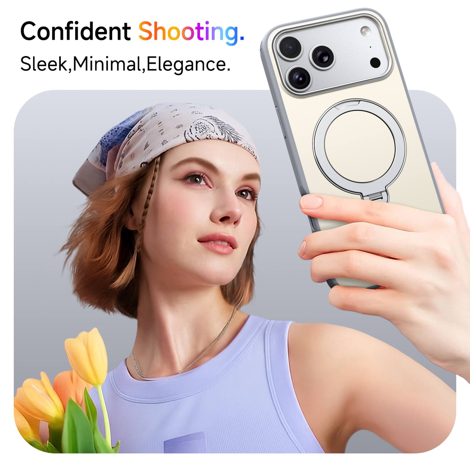 Confident Shooting. Sleek, Minimal, Elegance.
