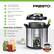 1. Pressure regulator / Steam release valve
2. Cover locking system
3. Safe pressure temperature sensor
4. Removable nonstick pot PFAS-free
5. Digital display
6. Control knob
7. Canning rack
Regular Mason Jar Capacity:
8. 19 half-pint jars
9. 8 pint jars
10. 5 quart jars
Digital Pressure Canner
17 qt
PRESTO®
FIRST DIGITAL PRESSURE CANNERS THAT MEET USDA SAFE CANNING GUIDELINES*
*The USDA does not certify or approve home canning equipment.