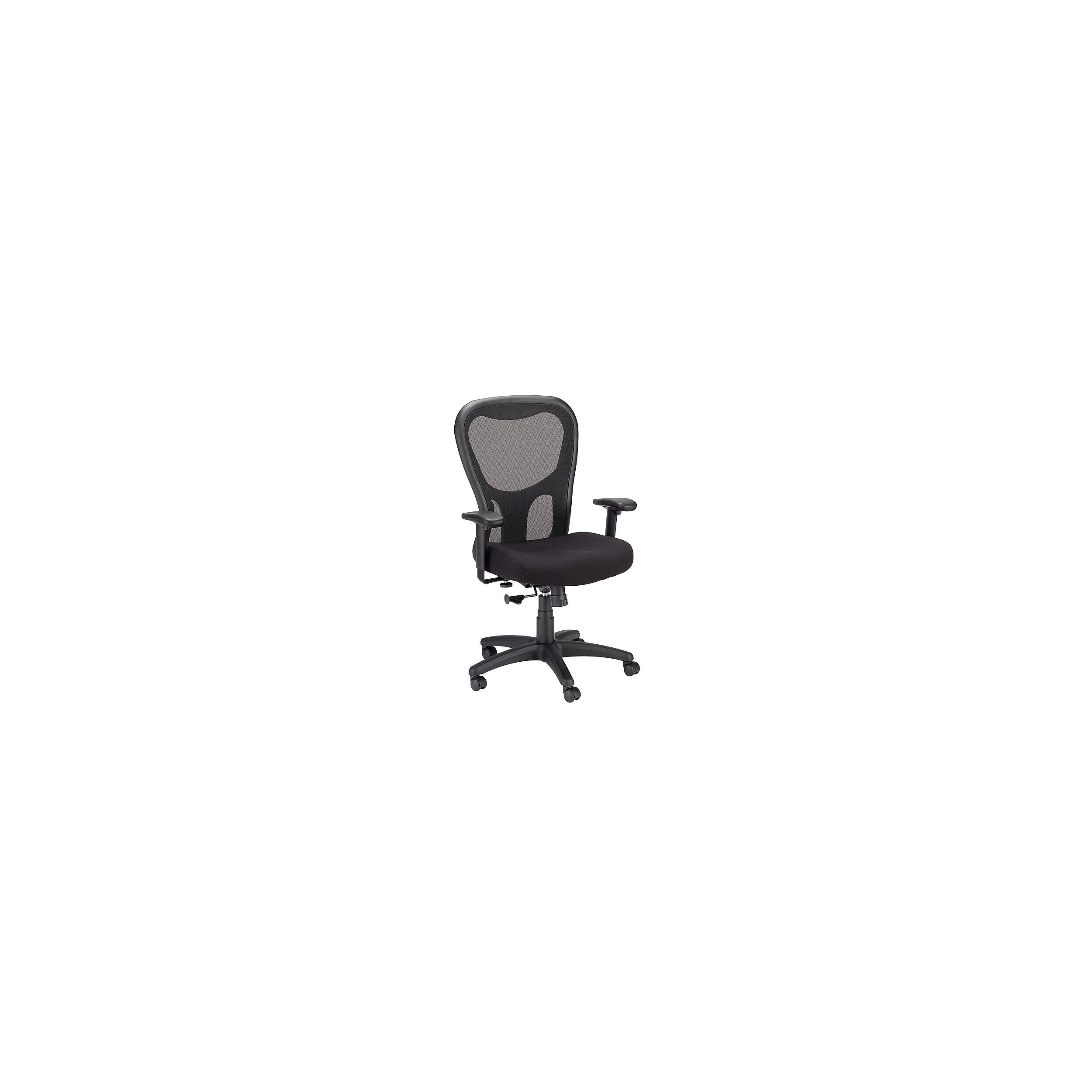Alt View 1. Tempur-Pedic - Ergonomic Fabric/Mesh Swivel Task Chair, Black (TP9000-C-BLK) - Black.
