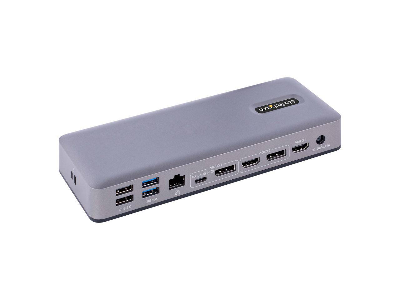 StarTech.com

2 VIDEO
VIDEO 3
20V 6.75A DC
VIDEO GENDI 10Gbps
USB 2.0
10Gbps