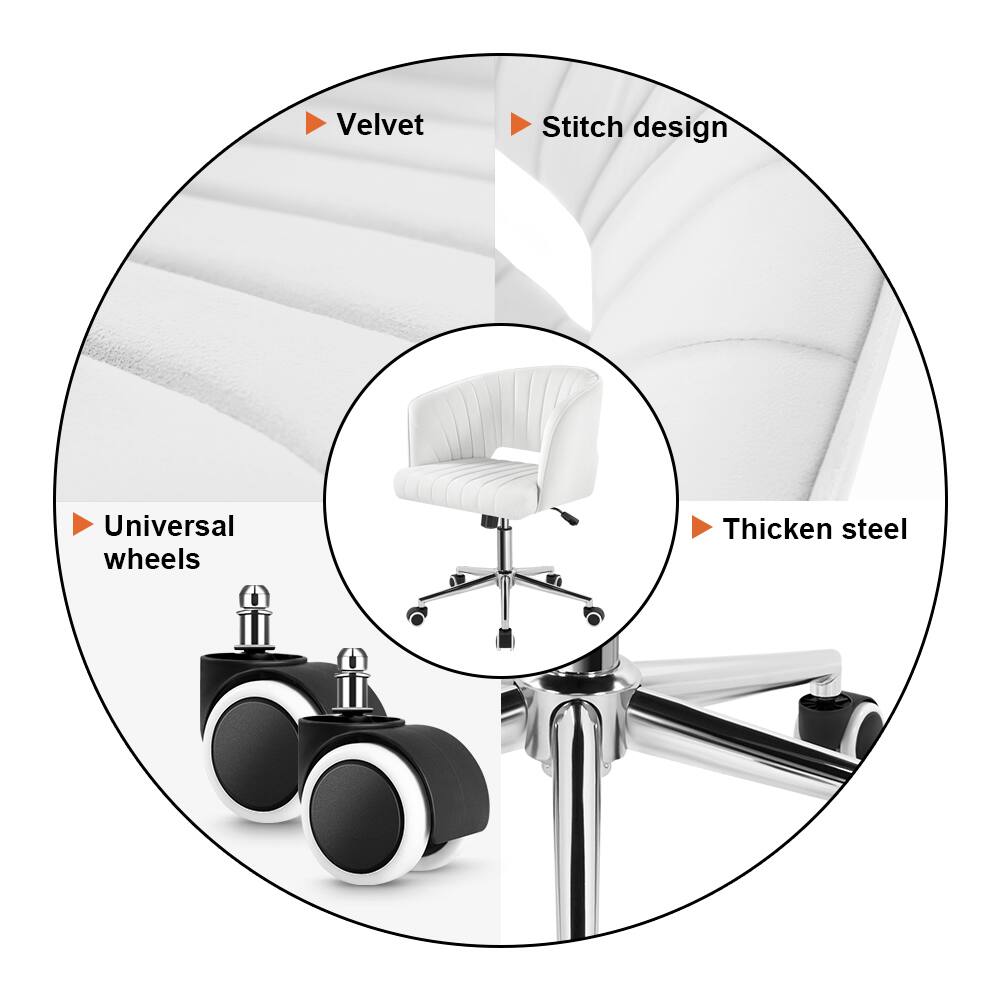 - Velvet
- Stitch design
- Universal wheels
- Thicken steel