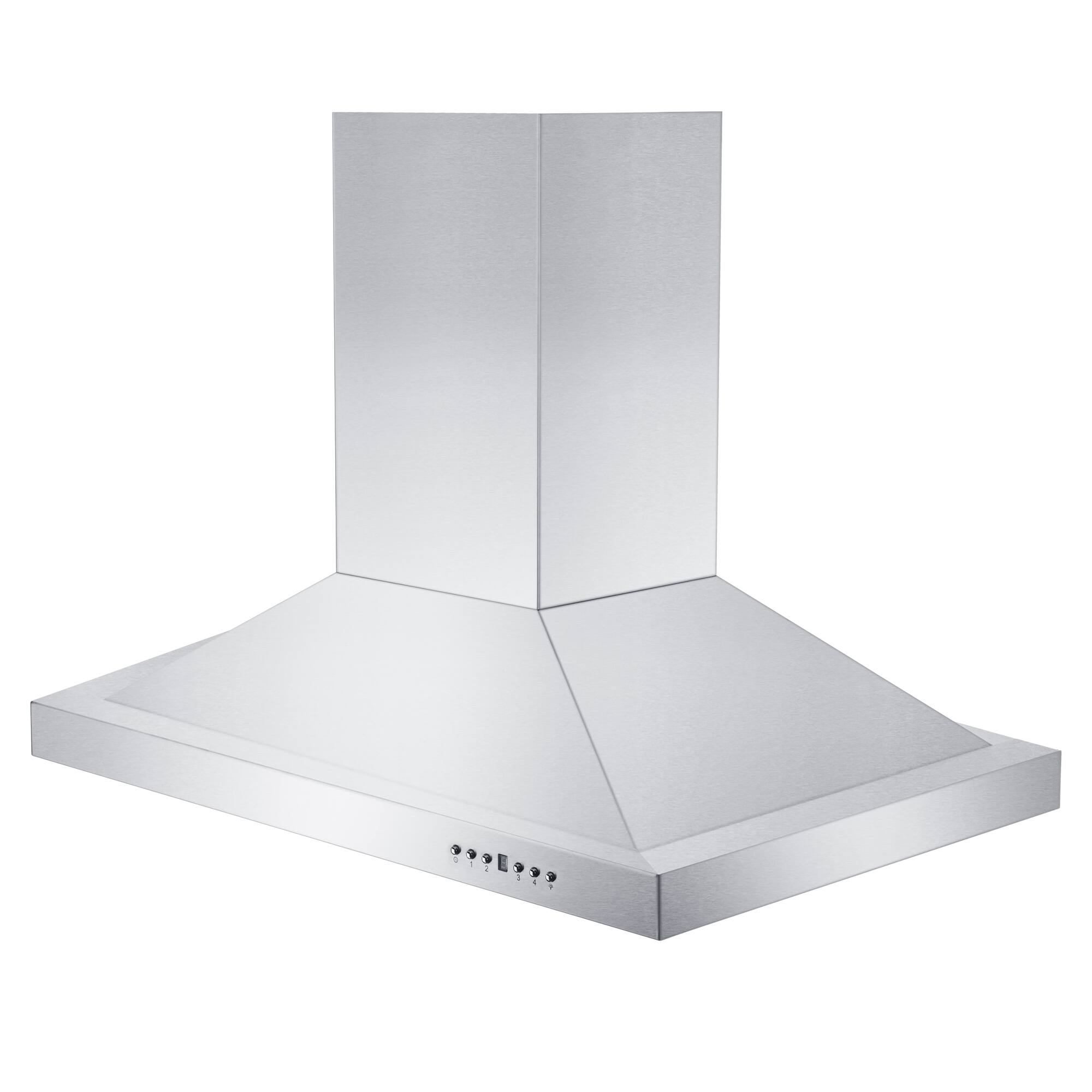 Angle. ZLINE - 36 in. Ducted Island Mount Range Hood with Dual Remote Blower in Stainless Steel (GL2i-RD-36) - Stainless Steel.