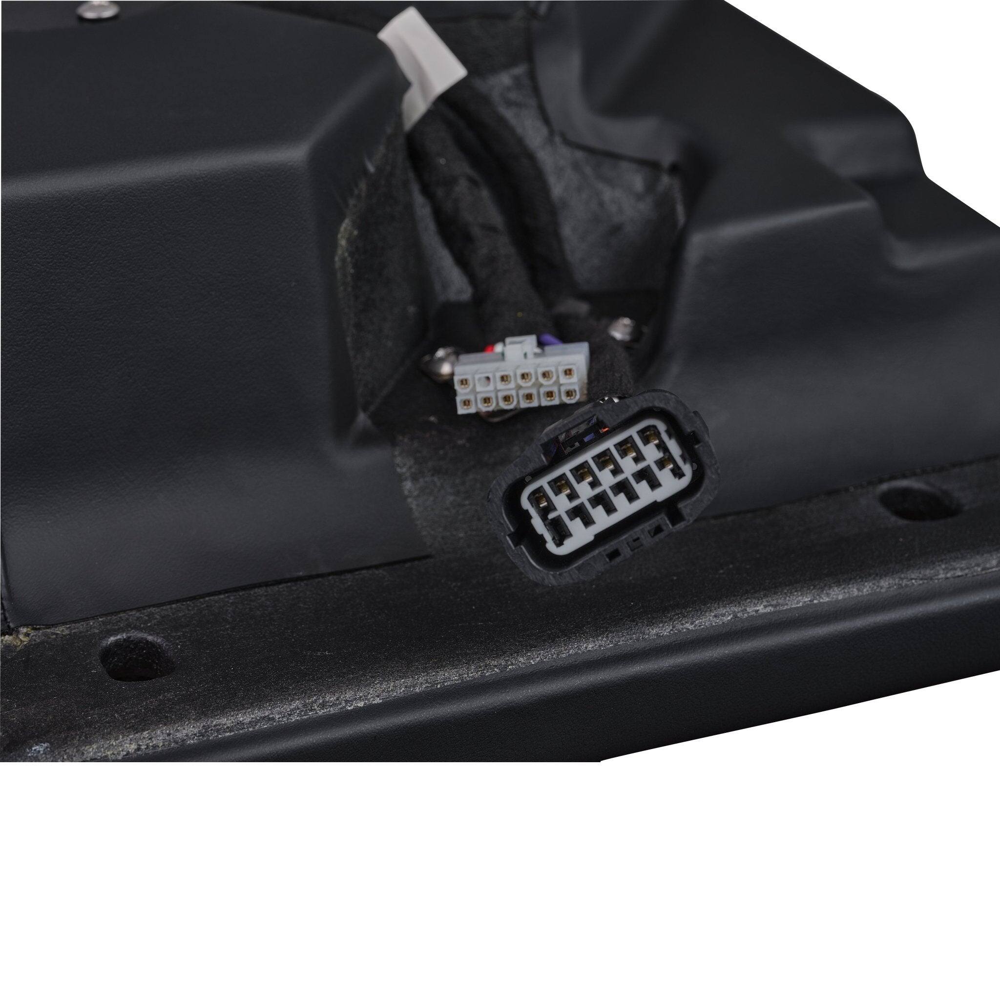 Alt View 6. DS18 Audio - 8” Loaded Overhead Soundbar with 4 Speakers, 4 Tweeters, 2 Compression Drivers for 2007-2018 Jeep JK/JKU – Black Leather.