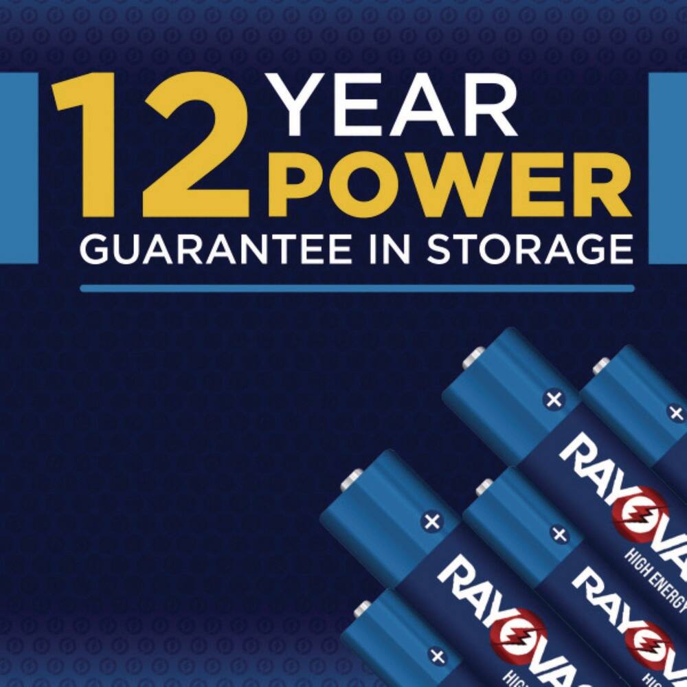 12 YEAR POWER GUARANTEE IN STORAGE

RAYOVA HIGH ENERGY
