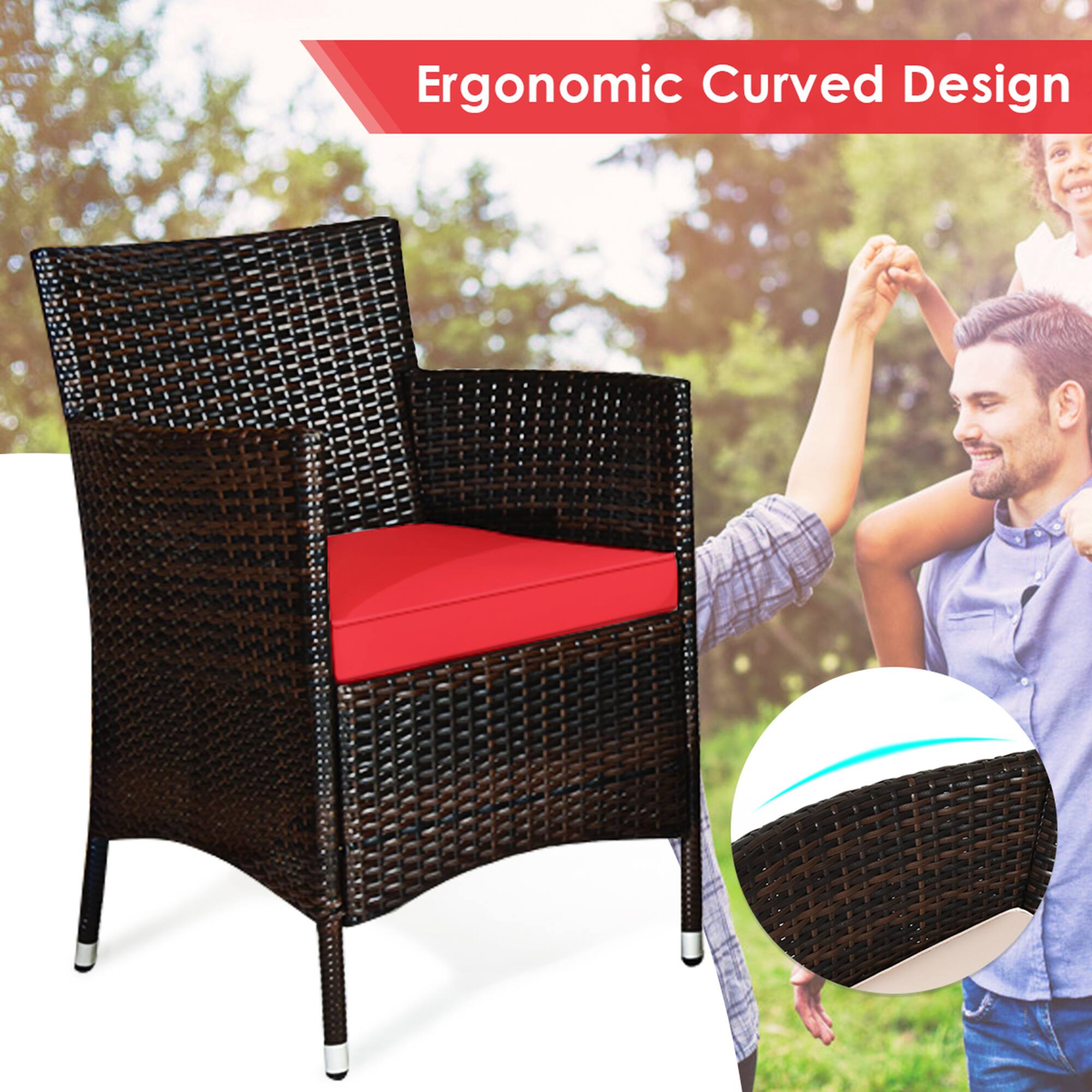 Ergonomic Curved Design