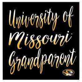 Jardine - Missouri Tigers 10'' x 10'' Grandparent Plaque - Black