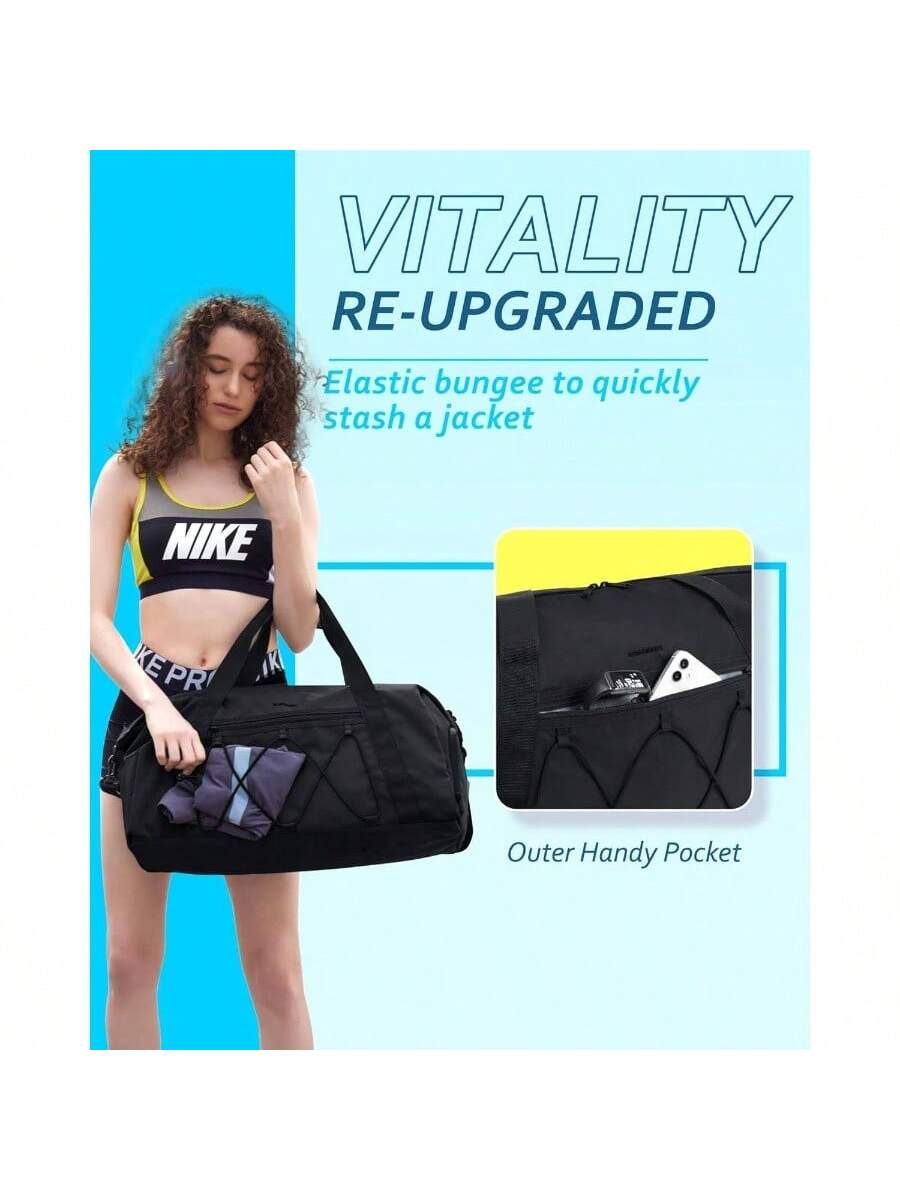 VITALITY RE-UPGRADED  
Elastic bungee to quickly stash a jacket  

Outer Handy Pocket