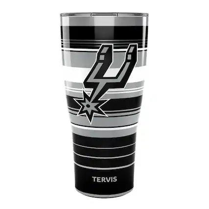 Front. Tervis - San Antonio Spurs 30oz. Hype Stripes Tumbler - Multicolor.