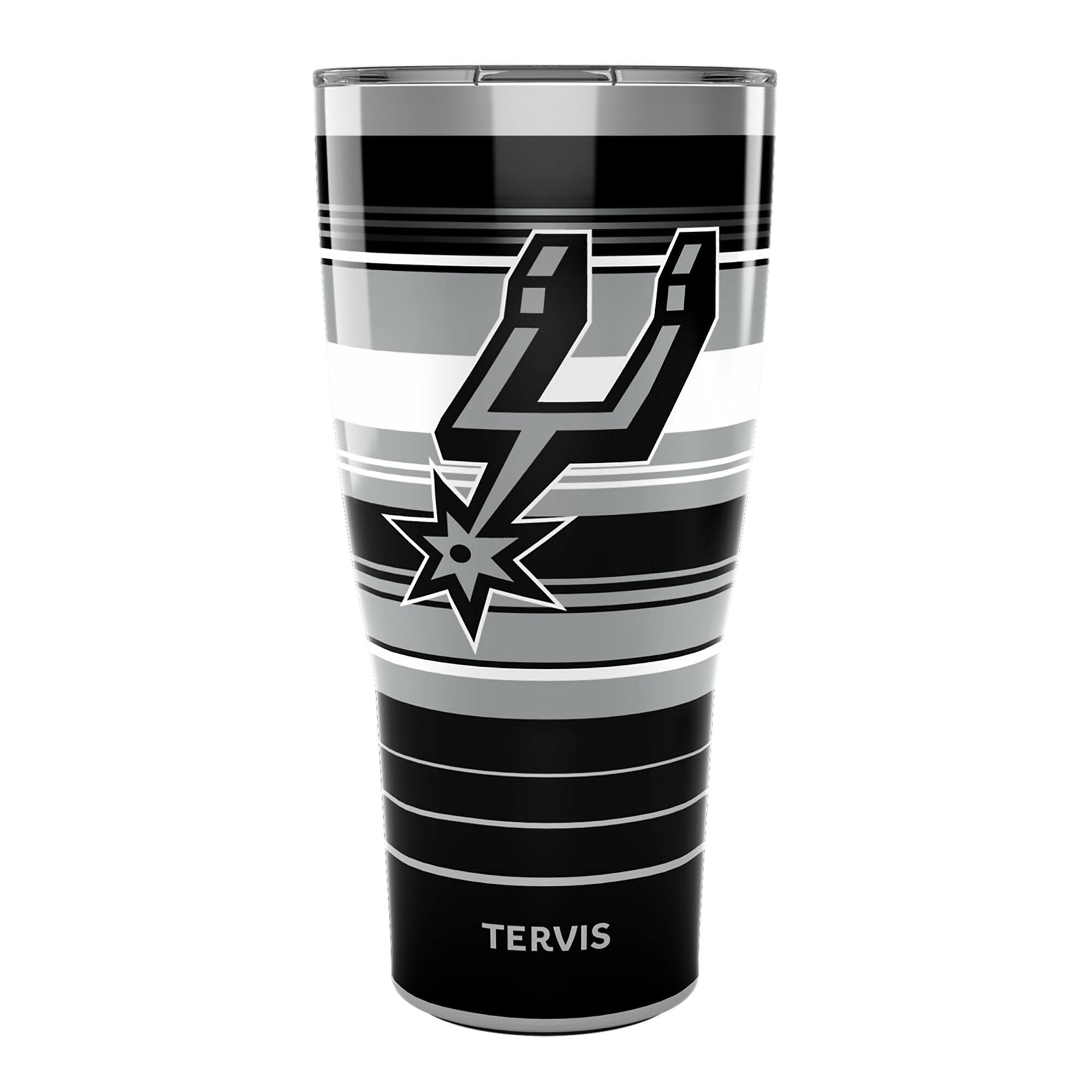 Front. Tervis - San Antonio Spurs 30oz. Hype Stripes Tumbler - Multicolor.