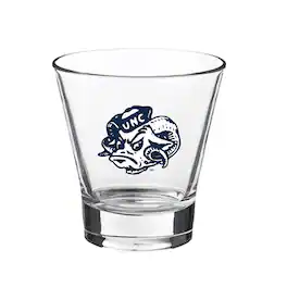 Indigo Falls - North Carolina Tar Heels 12oz. Slant Vault Rock Glass - Multicolor