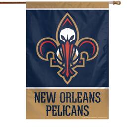 WinCraft - New Orleans Pelicans 28" x 40" Primary Logo Single-Sided Vertical Banner - Multicolor