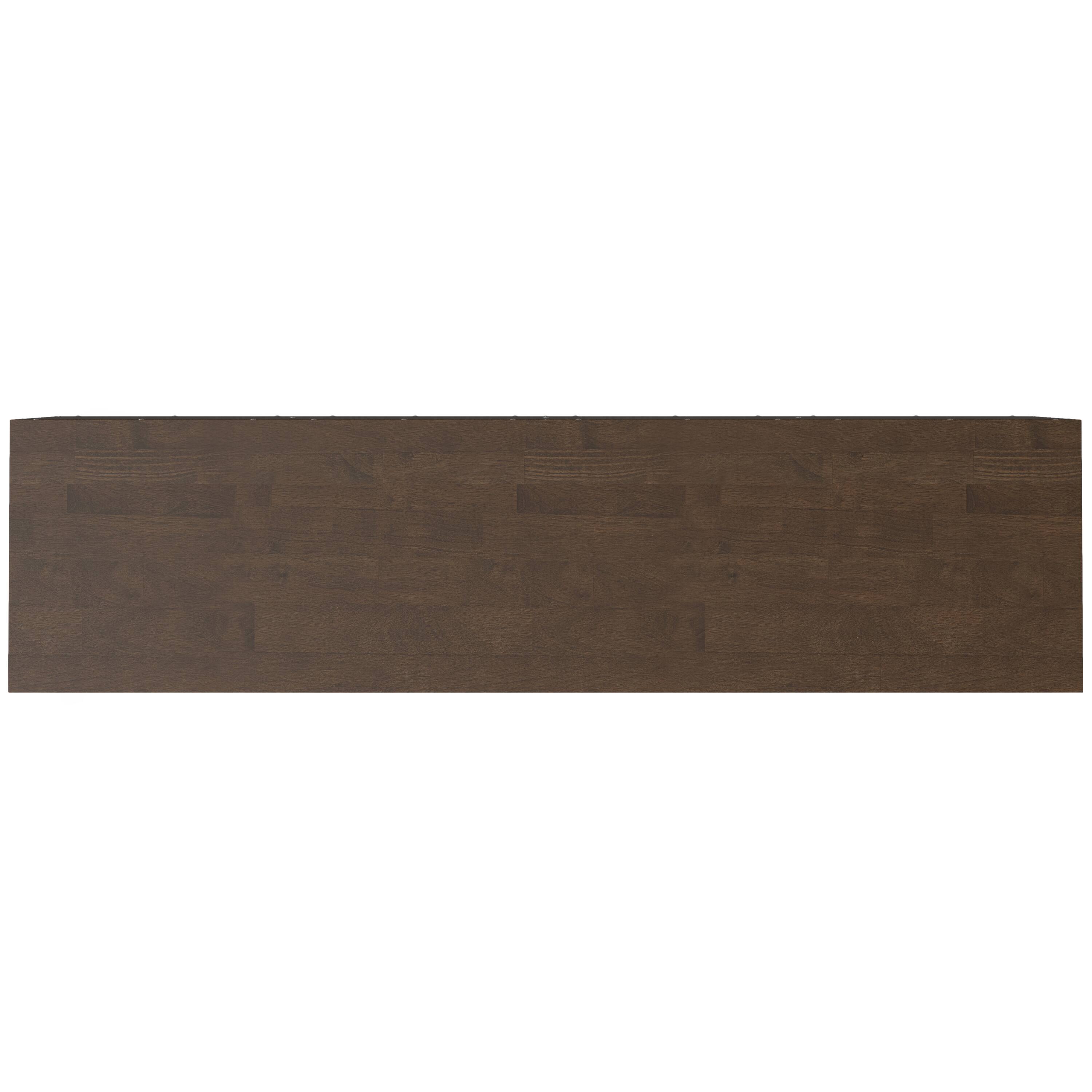 Alt View 2. Simpli Home - Simpli Home Banting 72 inch Wide Solid Wood 4 Door Sideboard Buffet in Walnut Brown - Walnut Brown.