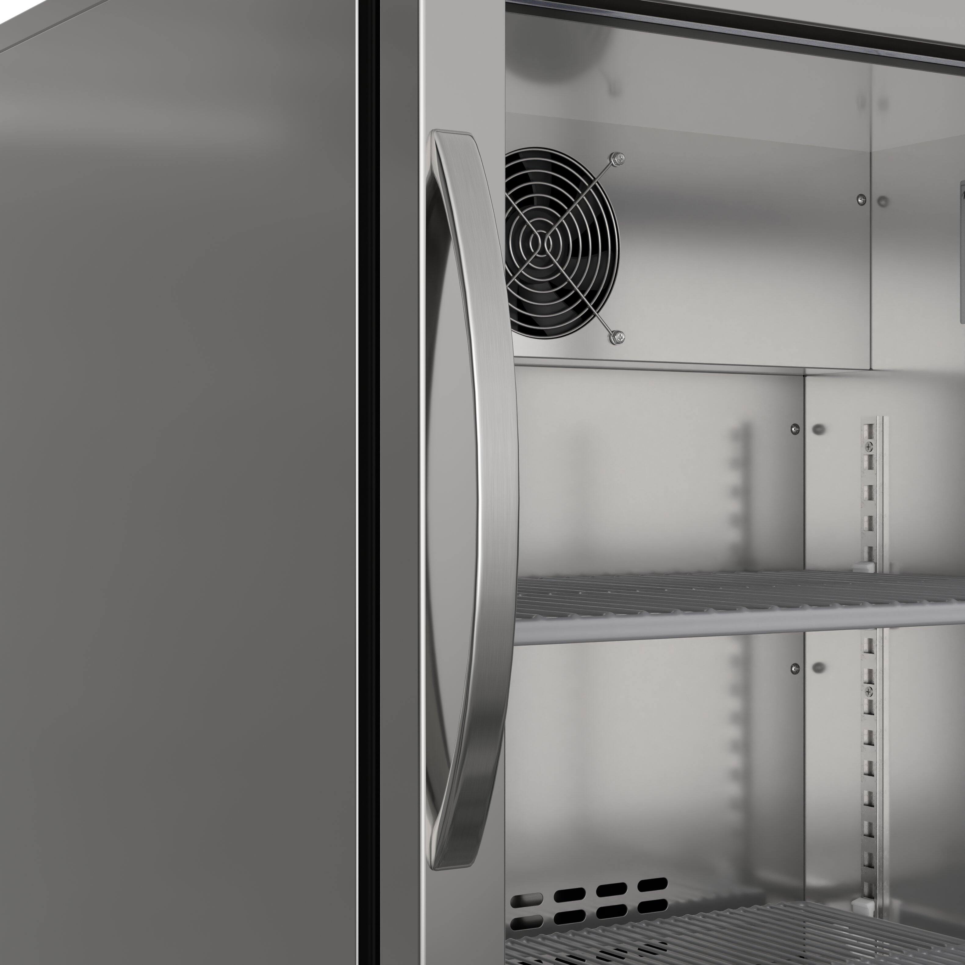 Alt View 8. Koolmore - 24 in. One-Door Back Bar Refrigerator - 4.1 Cu Ft. BC-1DSW-SS - Stainless-Steel.