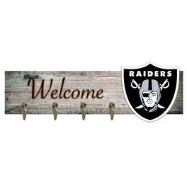 Fan Creations - Las Vegas Raiders 24" x 6" Mounted Coat Hanger - Multicolor